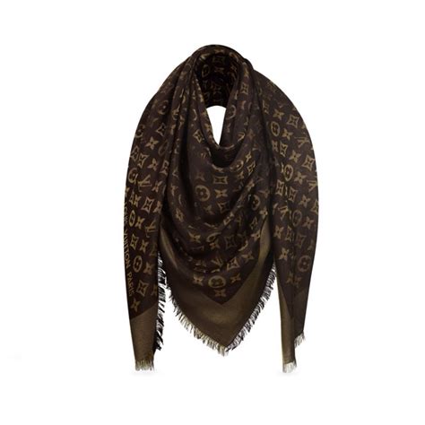 louis vuitton scarf women's|louis vuitton brown monogram scarf.